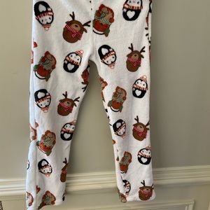 Holiday fleece cozy lounge pants size XL